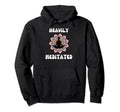 Fun Heavily Meditated Yoga Practice Hoodie - Custom Art Print Unisex - T-Shirt, Sweatshirt, Hoodie