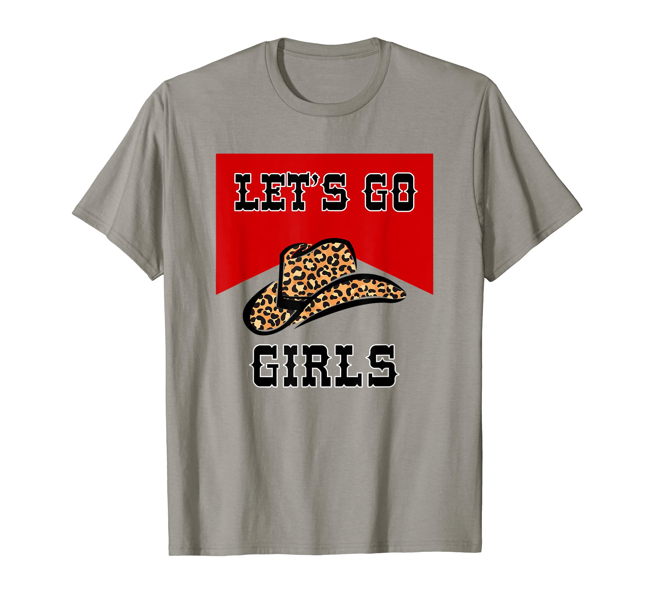 Leopard Cowboy Hat Lets Go Western T-Shirt - Streetwear Style for Adults - T-Shirt, Sweatshirt, Hoodie