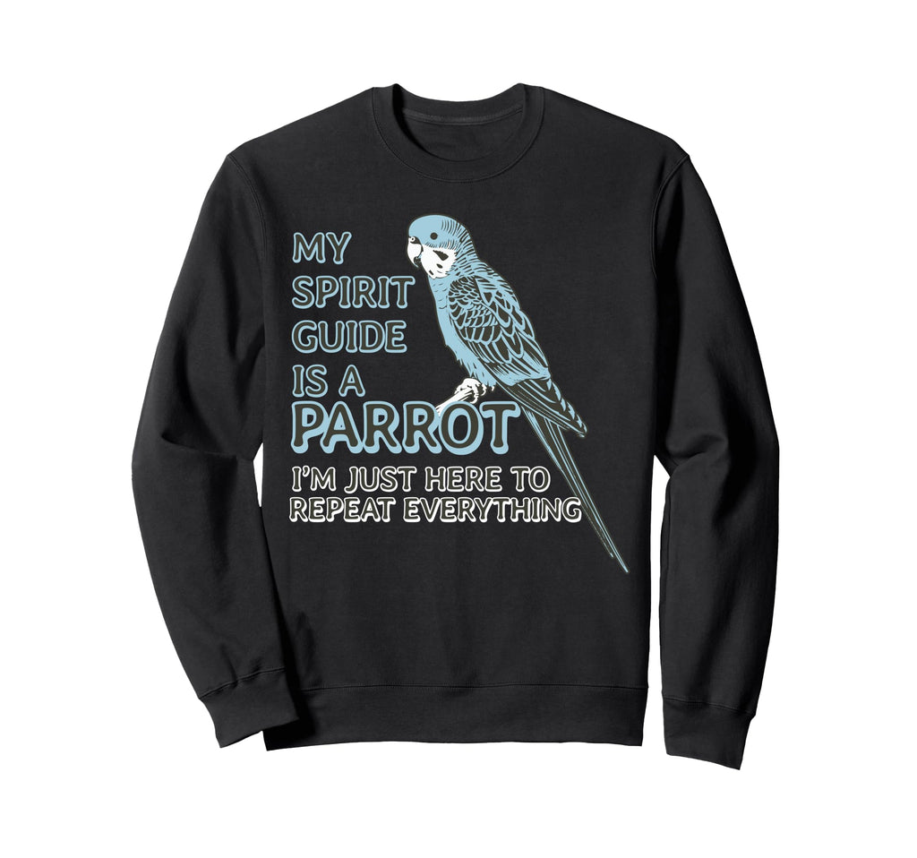 Blue Parakeet Spirit Guide Sweatshirt - Casual Everyday Wear for Adults - T-Shirt, Sweatshirt, Hoodie