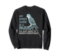 Blue Parakeet Spirit Guide Sweatshirt - Casual Everyday Wear for Adults - T-Shirt, Sweatshirt, Hoodie