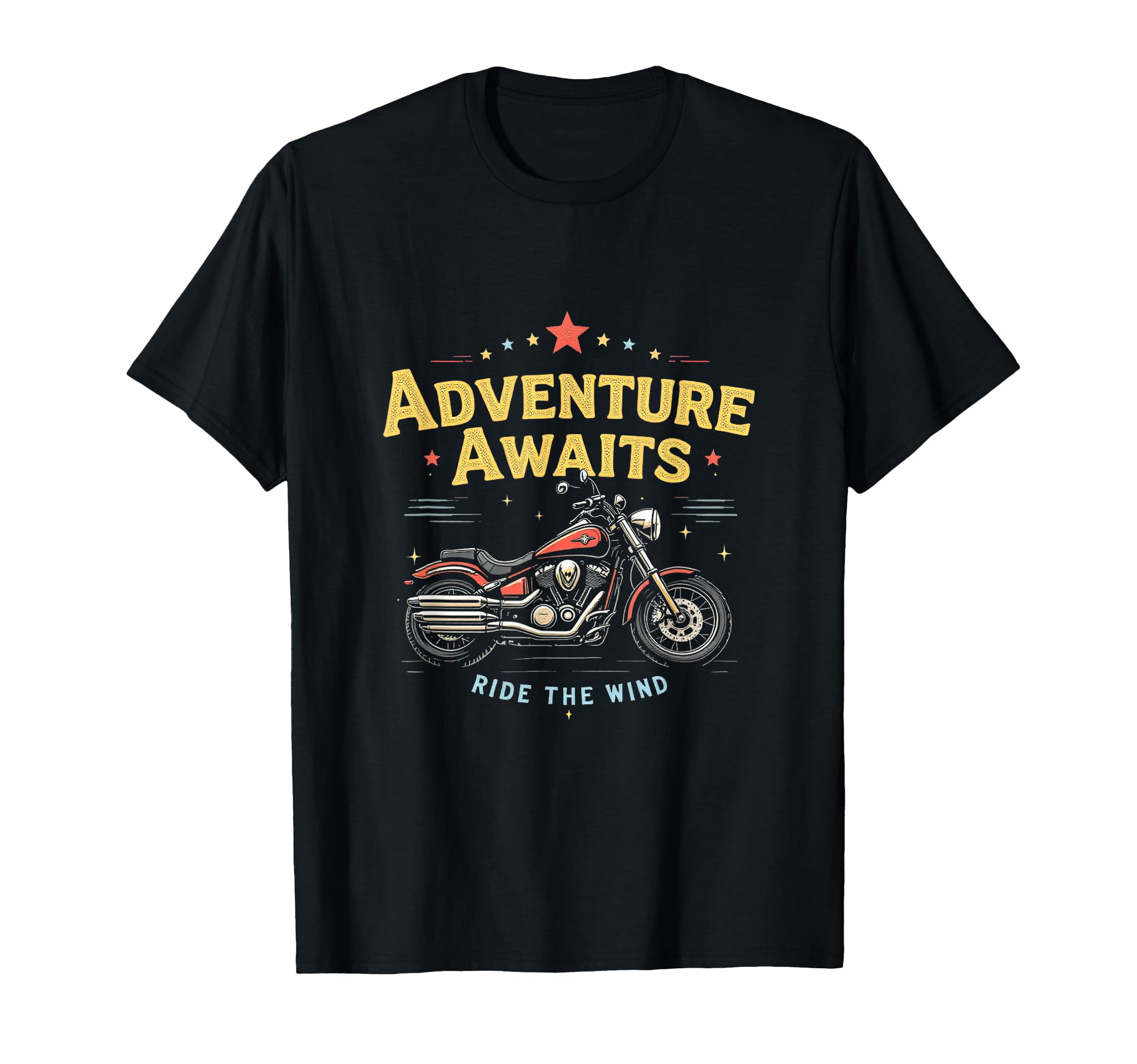 Adventure Awaits Ride Wind T-Shirt - Minimalist Print for Adults - T-Shirt, Sweatshirt, Hoodie