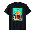 Motorcycle Pinup Pin Up Biker Sexy T-Shirt - Aesthetic Graphic for Adults - T-Shirt, Sweatshirt, Hoodie