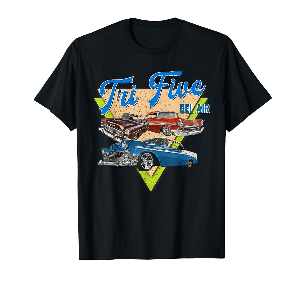1957 1955 1956 55 56 57 Bel Air Tri T-Shirt - Casual Everyday Wear Unisex - T-Shirt, Sweatshirt, Hoodie