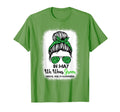 Green Messy Bun May We Wear Green T-Shirt - Trendy Graphic for Adults - T-Shirt, Sweatshirt, Hoodie