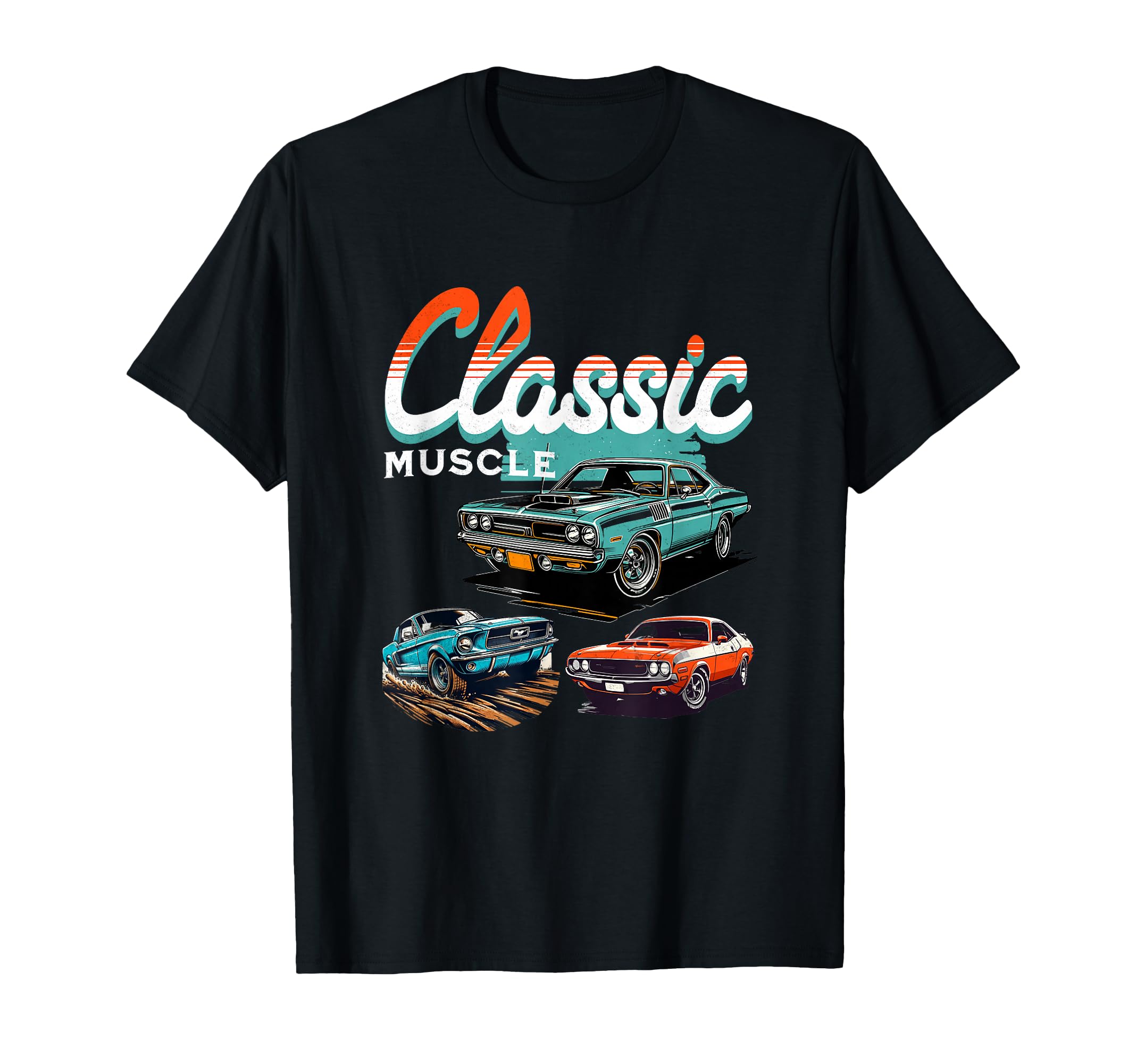 Muscle Cars American Car Guy T-Shirt - Trendy Graphic Unisex - T-Shirt, Sweatshirt, Hoodie