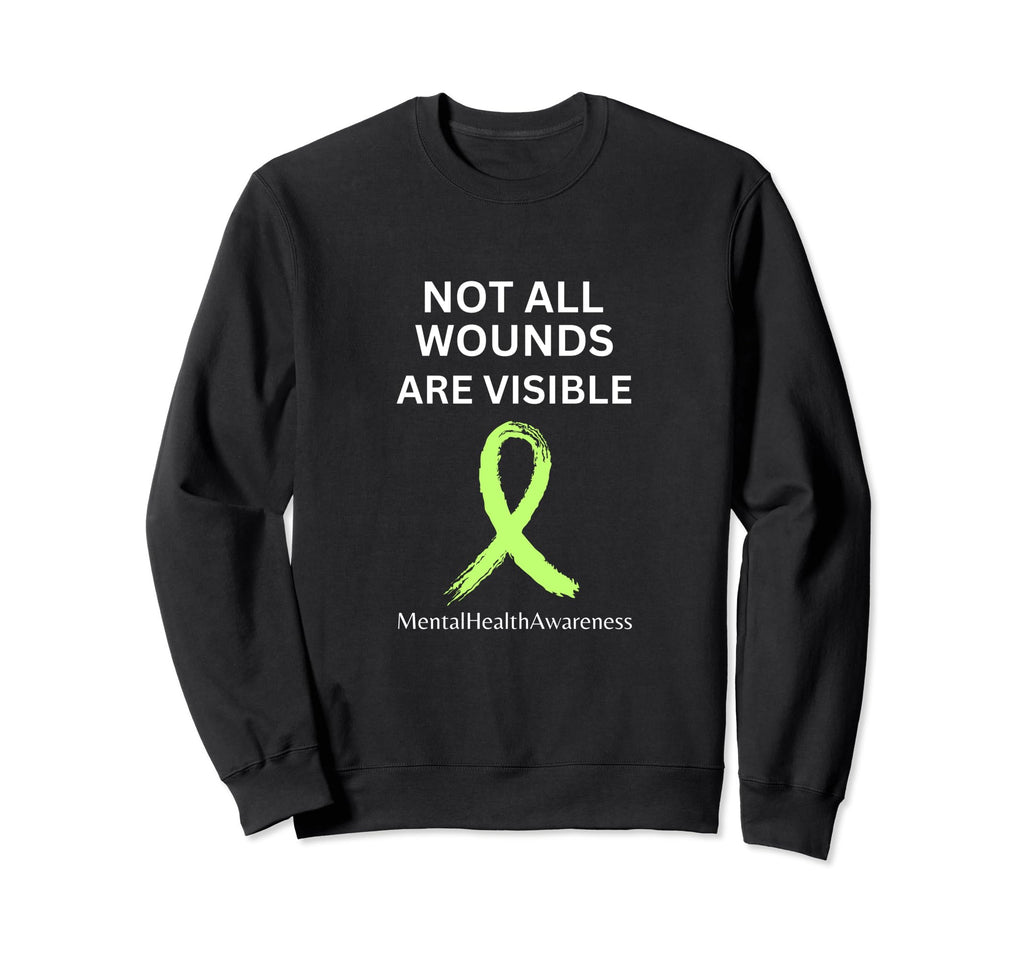 Mental Health Awareness Sweatshirt - Custom Art Print Men Women - T-Shirt, Sweatshirt, Hoodie