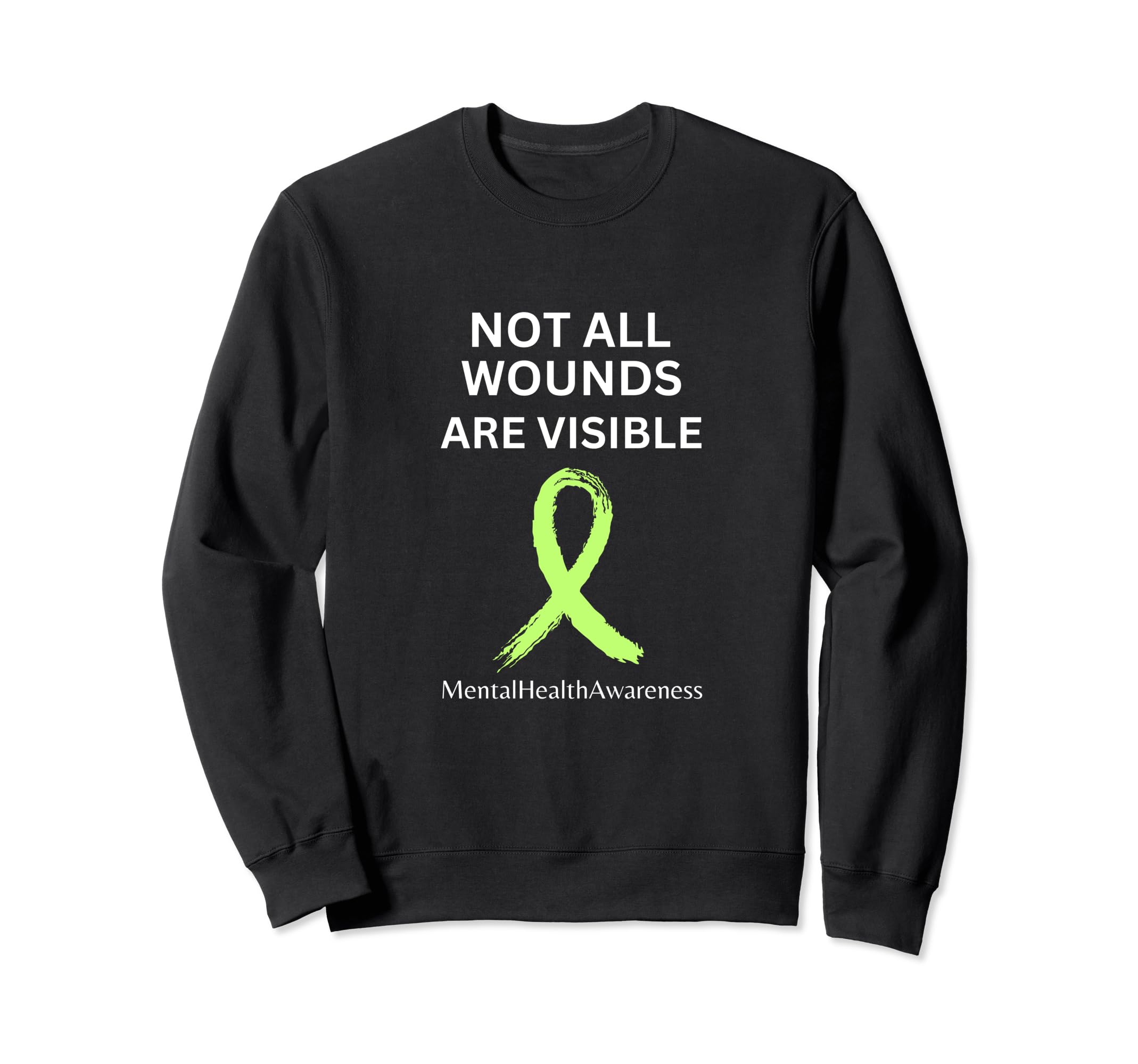 Mental Health Awareness Sweatshirt - Custom Art Print Men Women - T-Shirt, Sweatshirt, Hoodie