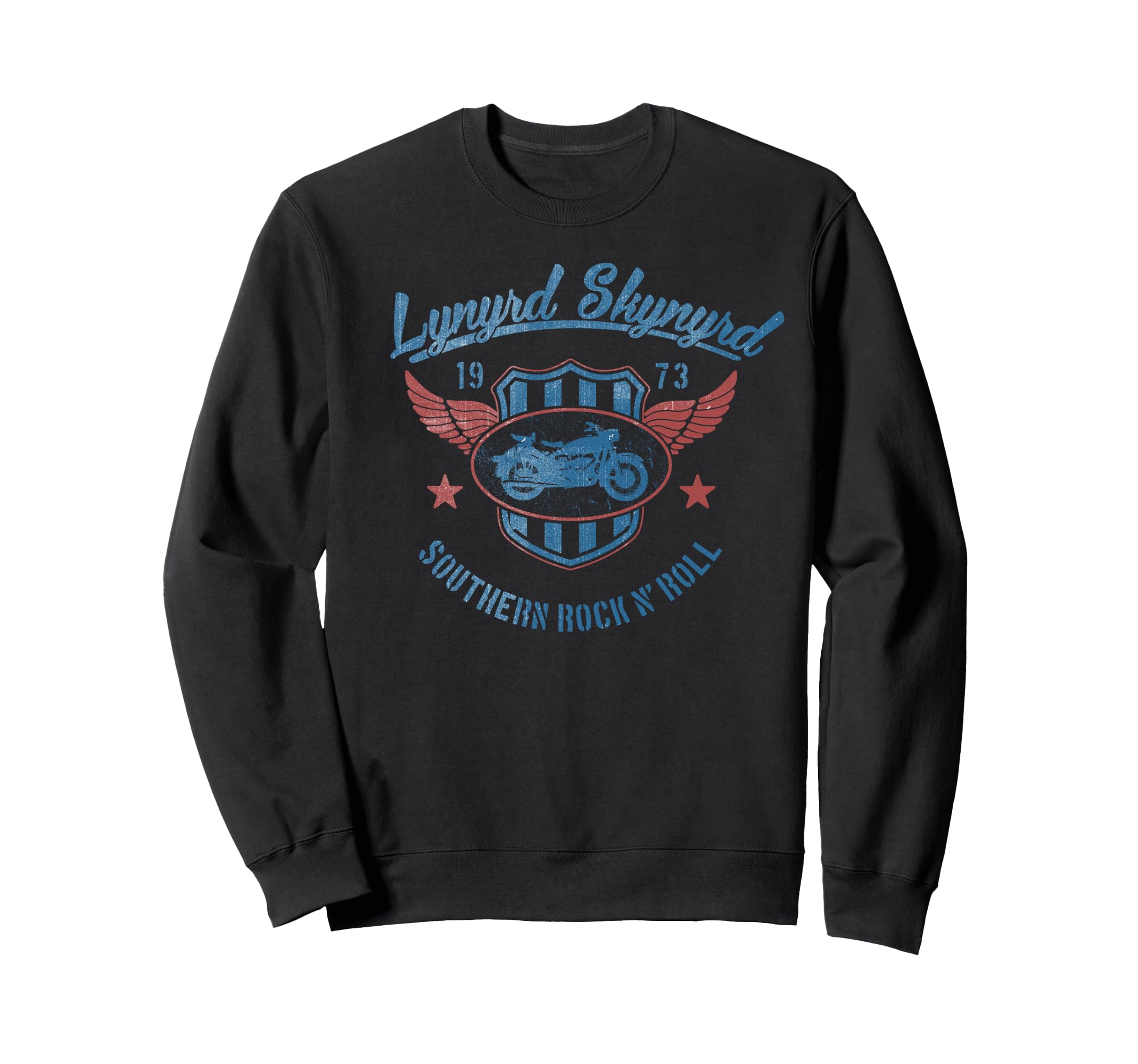 Lynyrd Skynyrd Motorcycle Crest Sweatshirt - Aesthetic Graphic Unisex - T-Shirt, Sweatshirt, Hoodie