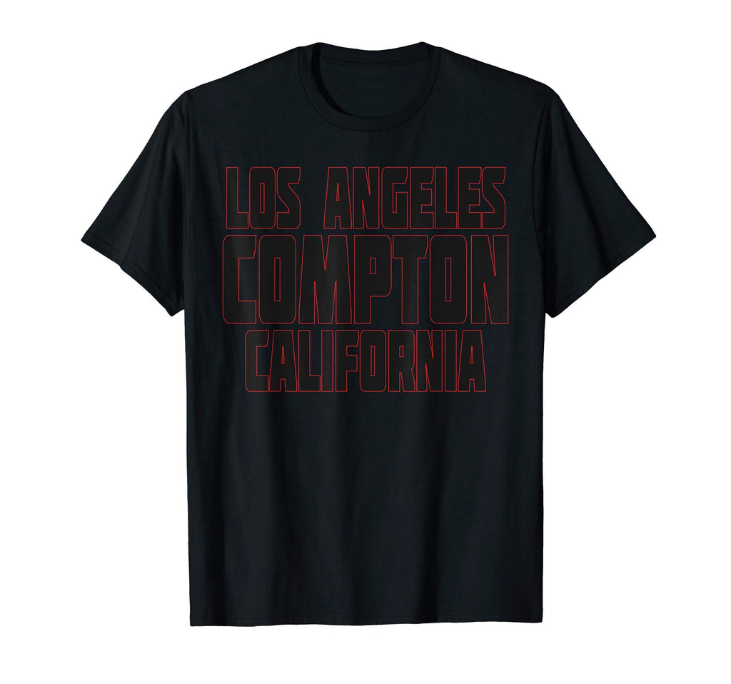 Los Angeles Compton California Typography T-Shirt - Minimalist Print Unisex - T-Shirt, Sweatshirt, Hoodie