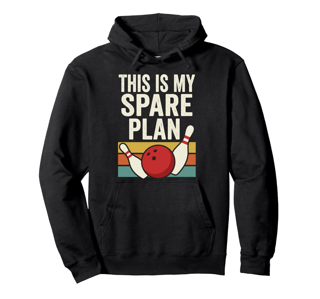 Bowling Ball And Pins Hoodie - Novelty Apparel Unisex - T-Shirt, Sweatshirt, Hoodie