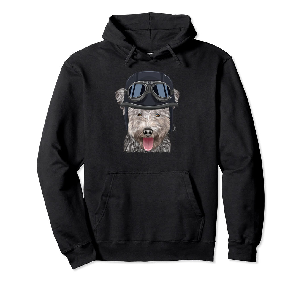 Funny Motorcycle Helmet Pumi Hoodie - Casual Everyday Wear Men Women - T-Shirt, Sweatshirt, Hoodie