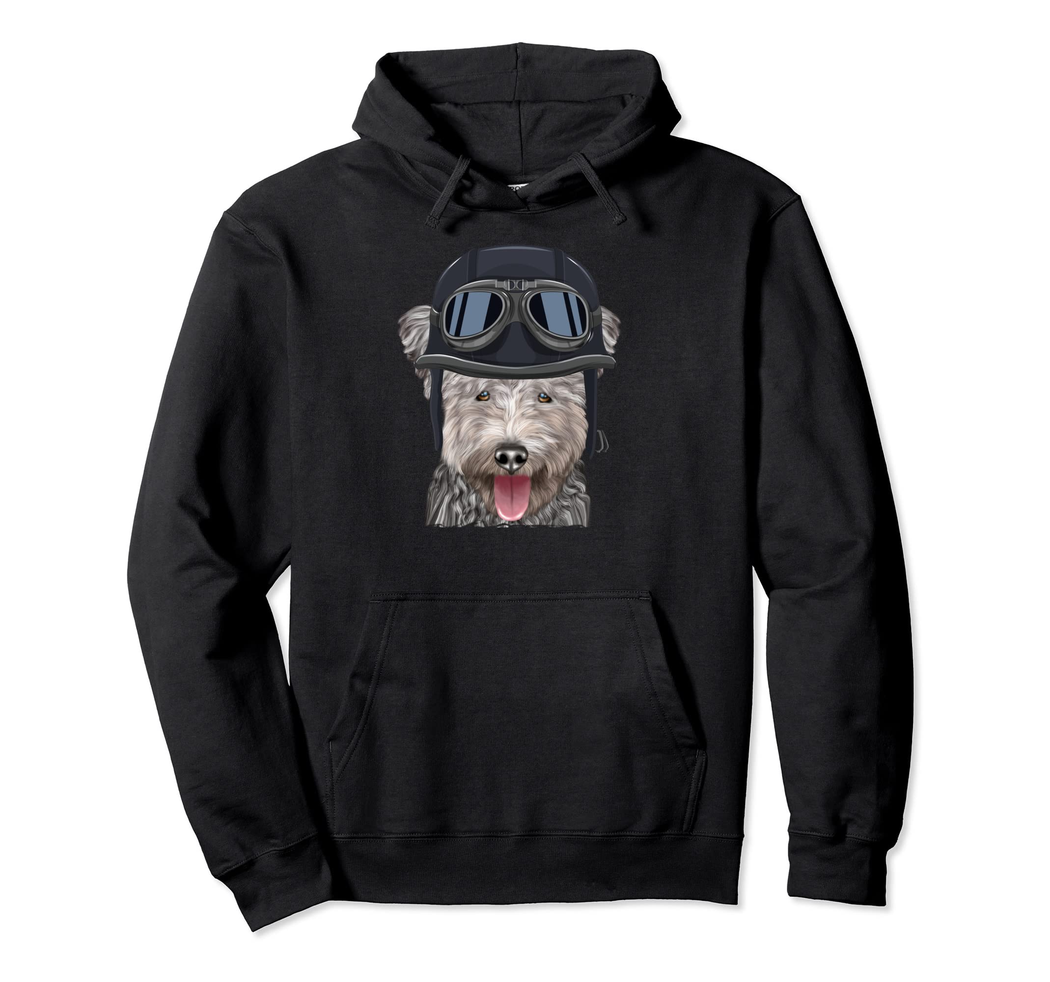 Funny Motorcycle Helmet Pumi Hoodie - Casual Everyday Wear Men Women - T-Shirt, Sweatshirt, Hoodie