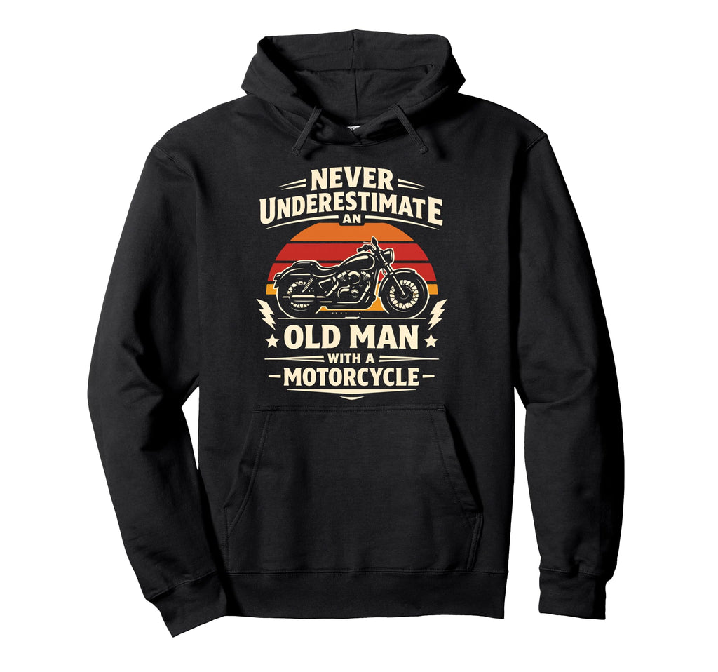 Motorcycle Biker Female Never Hoodie - Fun Novelty Design Men Women - T-Shirt, Sweatshirt, Hoodie