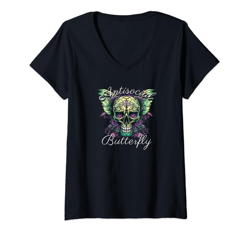 Antisocial Butterfly Funny T-Shirt - Casual Everyday Wear for Adults - T-Shirt, Sweatshirt, Hoodie