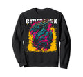 Cyberpunk Dragon Futuristic Anime Sweatshirt - Trendy Graphic Unisex - T-Shirt, Sweatshirt, Hoodie