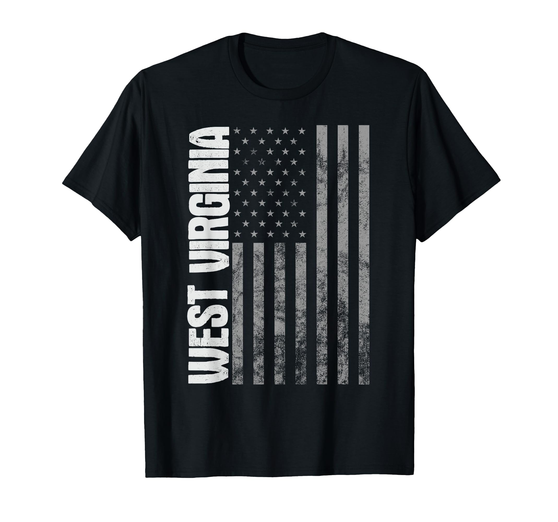 West Virginia Distressed Usa Flag T-Shirt - Streetwear Style for Adults - T-Shirt, Sweatshirt, Hoodie