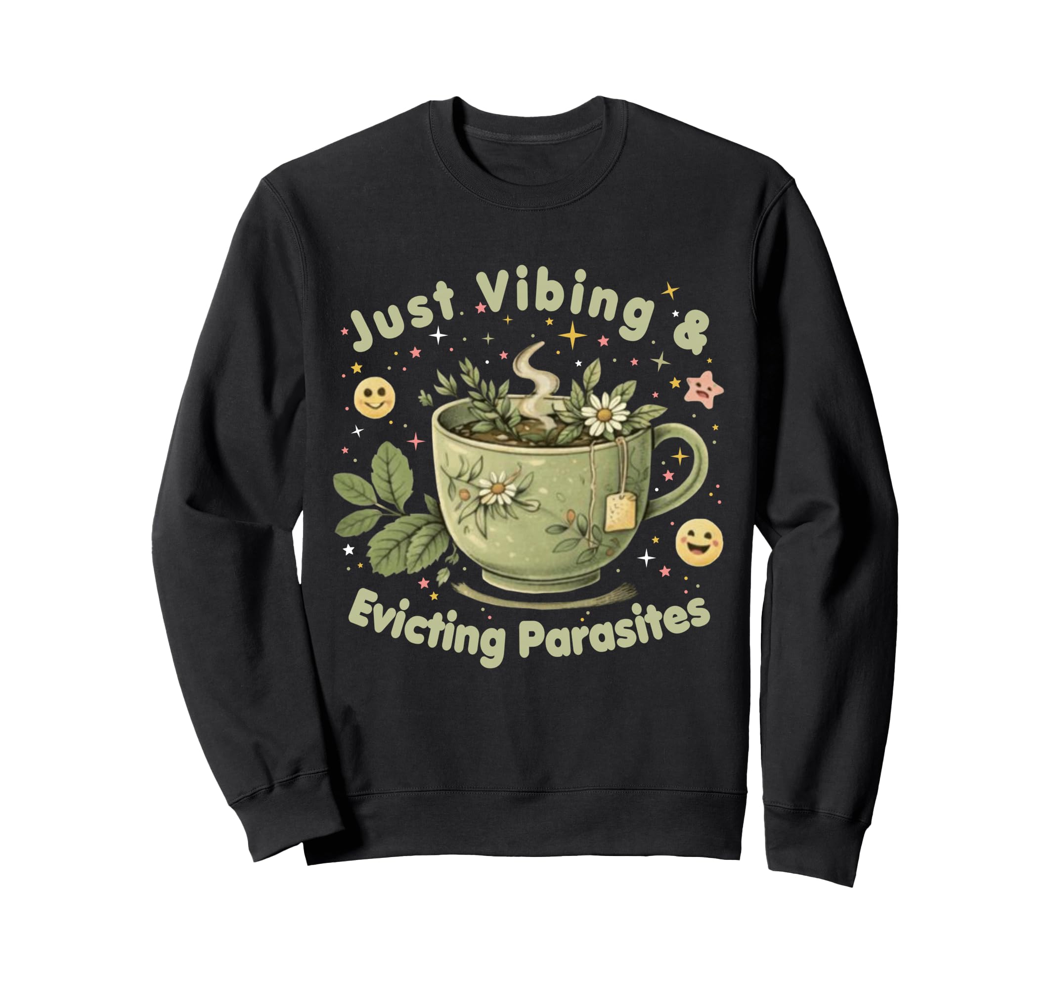 Funny Wellness Vibes Aesthetic Sweatshirt - Streetwear Style for Adults - T-Shirt, Sweatshirt, Hoodie