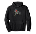 Stickthison Uzi Emotional Support Hoodie - Custom Art Print for Adults - T-Shirt, Sweatshirt, Hoodie