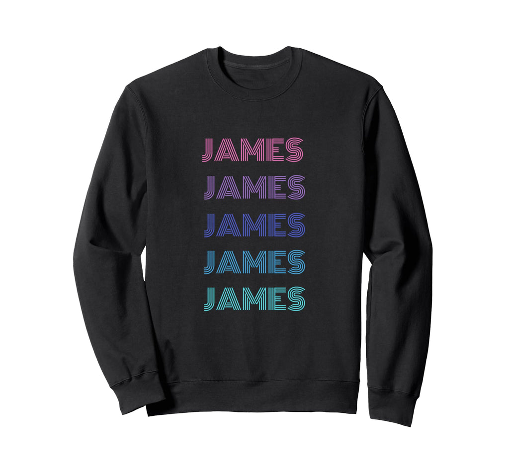 James Funny Name Sweatshirt - Minimalist Print Unisex - T-Shirt, Sweatshirt, Hoodie