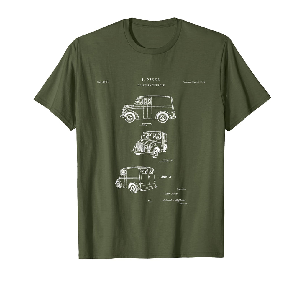 Divco Patent Auto T-Shirt - Casual Everyday Wear Men Women - T-Shirt, Sweatshirt, Hoodie