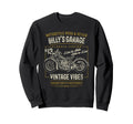 Billys Garage Motorcycle Sweatshirt - Casual Everyday Wear for Adults - T-Shirt, Sweatshirt, Hoodie