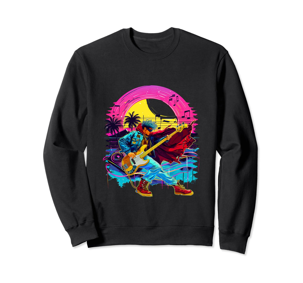 80S 90S Streetwear Rocker Dude Super Sweatshirt - Trendy Graphic Men Women - T-Shirt, Sweatshirt, Hoodie