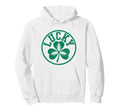 Lucky Four Leaf Clover St Patricks Hoodie - Custom Art Print for Adults - T-Shirt, Sweatshirt, Hoodie
