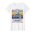 Womens Biker Mama Is Much Cooler T-Shirt - Casual Everyday Wear for Adults - T-Shirt, Sweatshirt, Hoodie