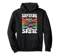Roller Skating Skate 1970S Skaters Hoodie - Minimalist Print Men Women - T-Shirt, Sweatshirt, Hoodie