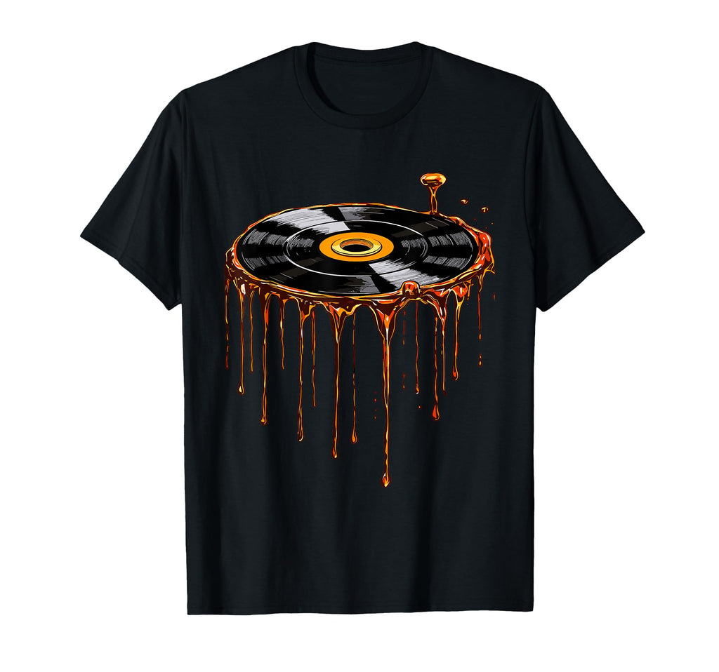 Turntable Vinyl Record Player Sketch T-Shirt - Minimalist Print Unisex - T-Shirt, Sweatshirt, Hoodie