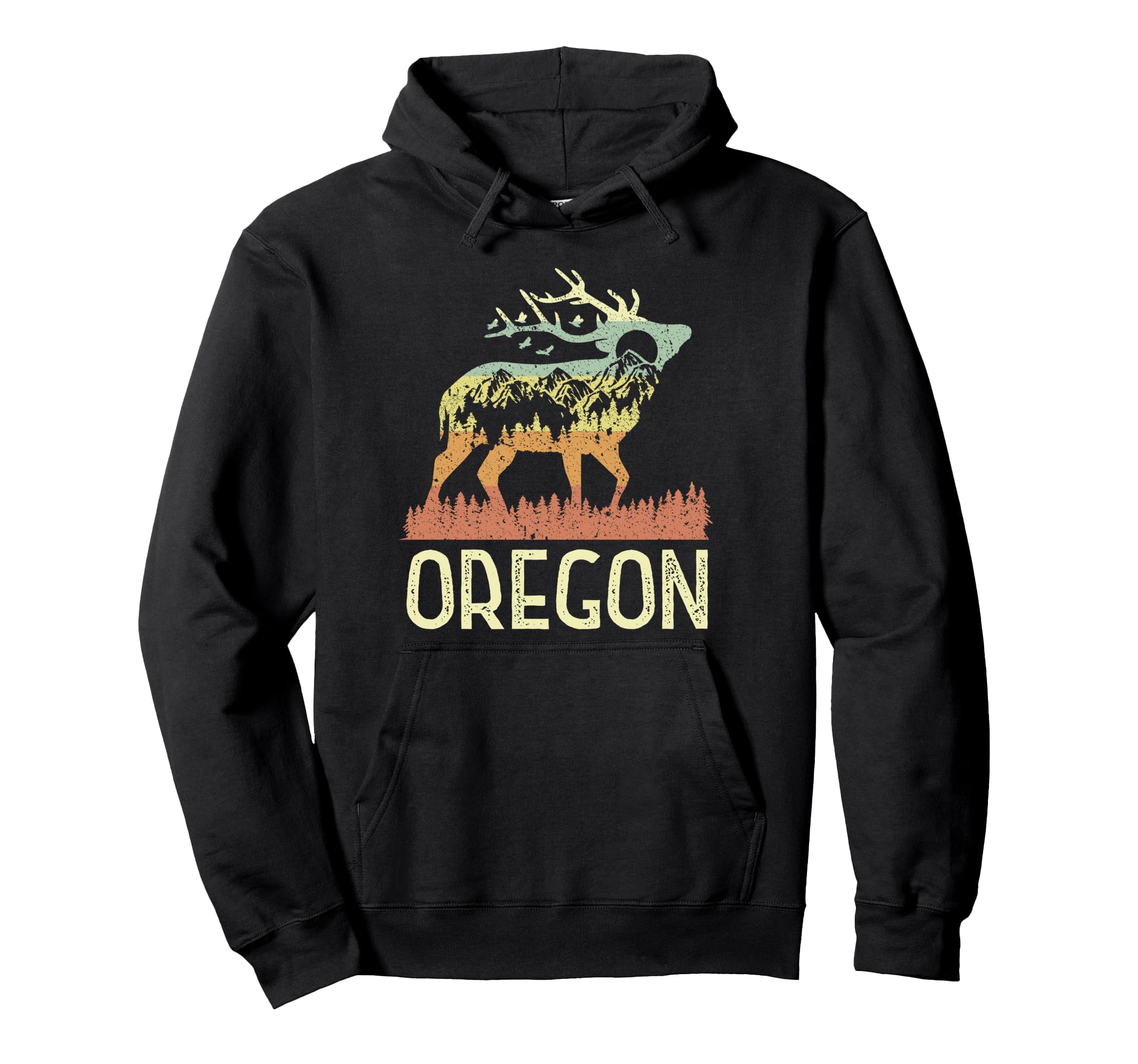 Oregon 70S 80S Nature Hoodie - Unique Graphic for Adults - T-Shirt, Sweatshirt, Hoodie