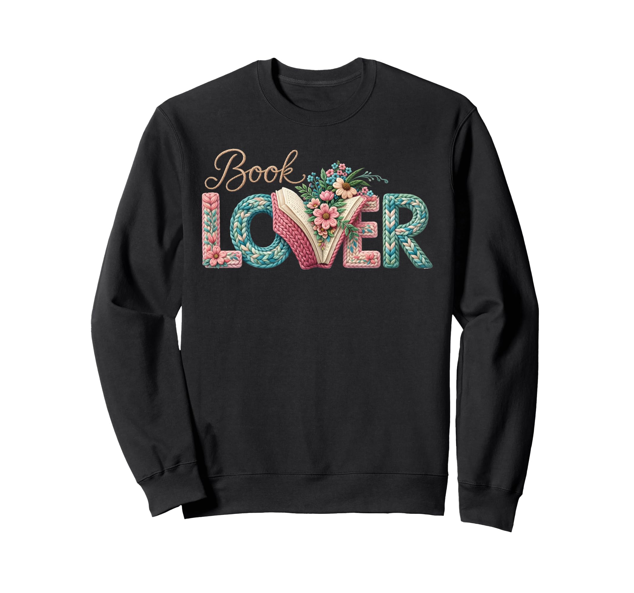 Book Lover Floral Reading Aesthetic Sweatshirt - Trendy Graphic Unisex - T-Shirt, Sweatshirt, Hoodie
