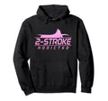 Motocross 2 Stroke Addict Biker Hoodie - Fun Novelty Design for Adults - T-Shirt, Sweatshirt, Hoodie