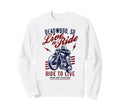 Deadwood South Dakota Motorcycle Skull Sweatshirt - Trendy Graphic Unisex - T-Shirt, Sweatshirt, Hoodie