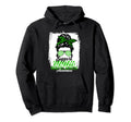 Messy Bun Support Awareness Squad I Hoodie - Aesthetic Graphic Men Women - T-Shirt, Sweatshirt, Hoodie
