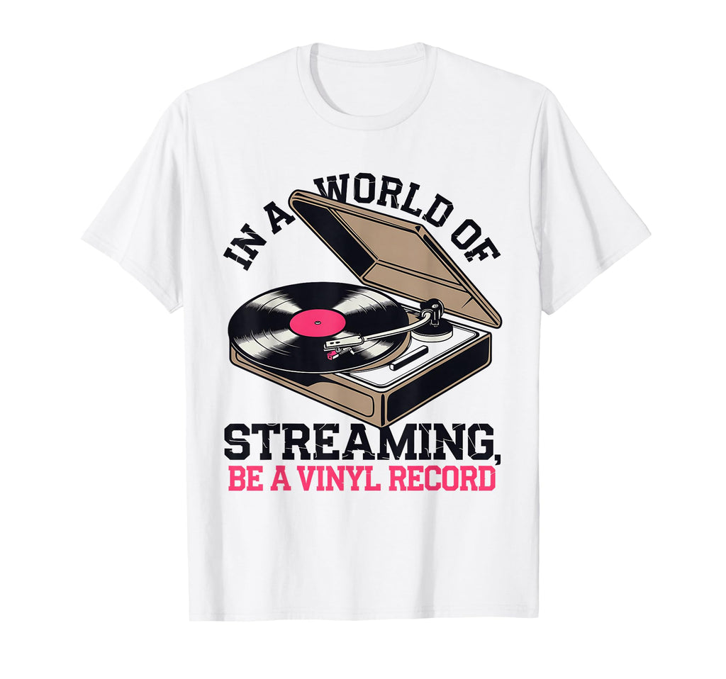 Vinyl Record Player Lover Funny Music T-Shirt - Unique Graphic for Adults - T-Shirt, Sweatshirt, Hoodie
