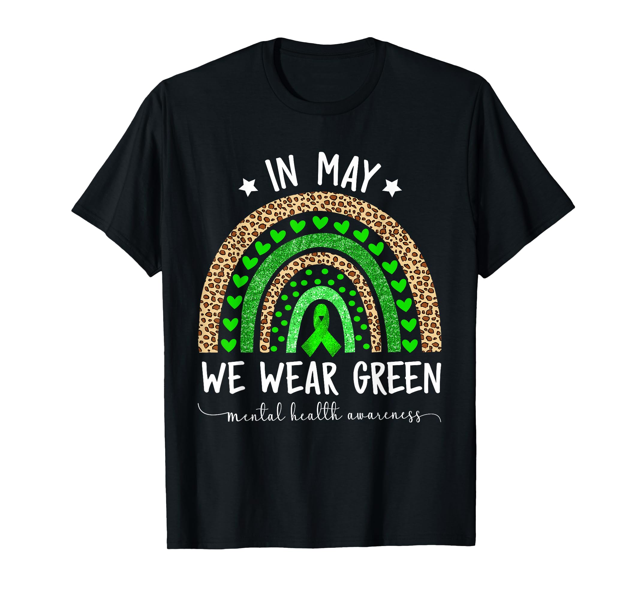 Mental Health Matters We Wear T-Shirt - Casual Everyday Wear for Adults - T-Shirt, Sweatshirt, Hoodie