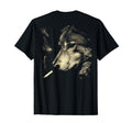 Wolf Smoking Cigarette Grunge Meme T-Shirt - Fun Novelty Design Men Women - T-Shirt, Sweatshirt, Hoodie