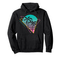 Vaporwave 80S 90S Retrowave Palm Hoodie - Fun Novelty Design Men Women - T-Shirt, Sweatshirt, Hoodie