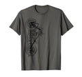 Bike Chopper White Motorcycle Biker T-Shirt - Novelty Apparel for Adults - T-Shirt, Sweatshirt, Hoodie