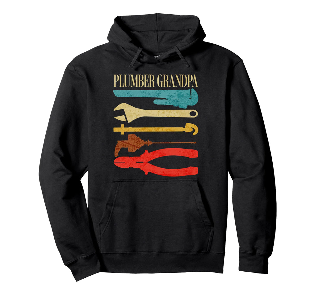 Plumber Grandpa Plumbing Tools Pipefitter Hoodie - Custom Art Print Unisex - T-Shirt, Sweatshirt, Hoodie