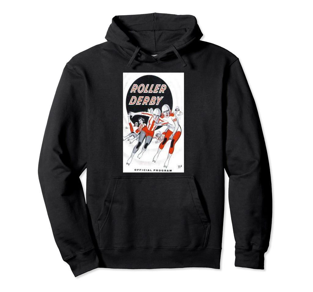 Lets Roll Roller Skating Derby Hoodie - Graphic Print for Adults - T-Shirt, Sweatshirt, Hoodie