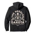 Needles South Dakota Motorcycle Biker Hoodie - Minimalist Print Unisex - T-Shirt, Sweatshirt, Hoodie