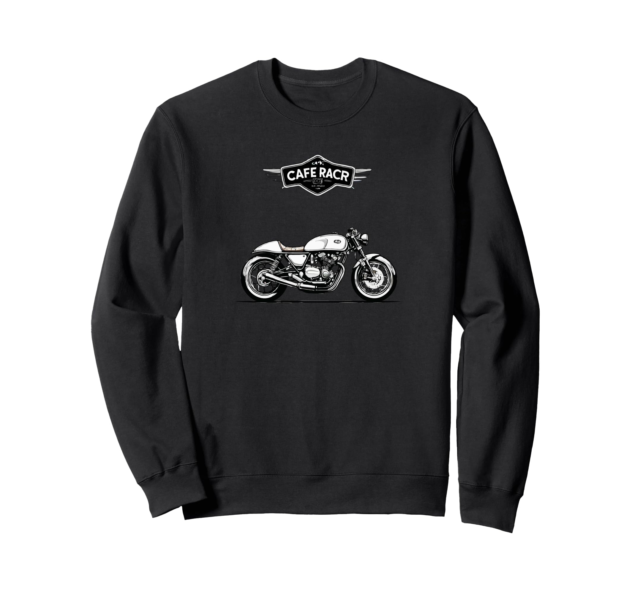 Cafe Racer Motorcycle Bike Club Sweatshirt - Novelty Apparel Unisex - T-Shirt, Sweatshirt, Hoodie