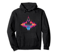 Synthwave Cat Samurai Mediation Vaporwave Hoodie - Custom Art Print Unisex - T-Shirt, Sweatshirt, Hoodie