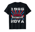 1966 66 Nova Silhouette Muscle Car T-Shirt - Trendy Graphic Unisex - T-Shirt, Sweatshirt, Hoodie