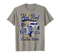Hotrod Car Distressed T-Shirt - Fun Novelty Design Unisex - T-Shirt, Sweatshirt, Hoodie