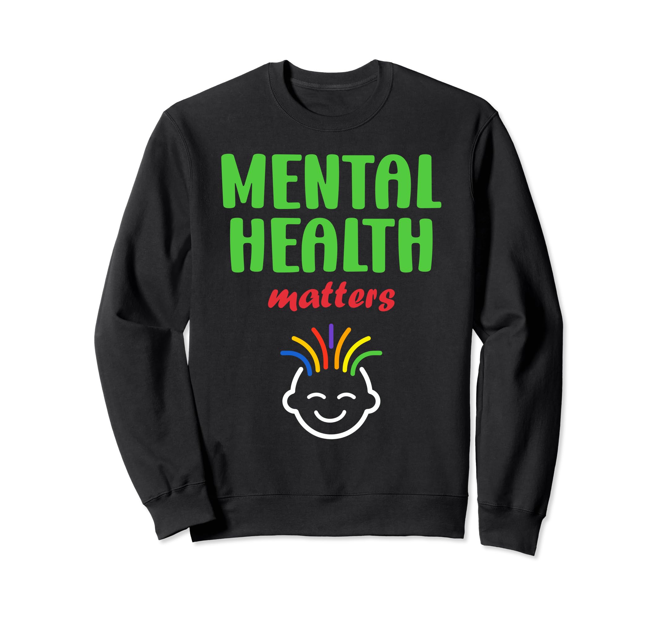 Simple Support Brain Illness Mental Sweatshirt - Custom Art Print Unisex - T-Shirt, Sweatshirt, Hoodie