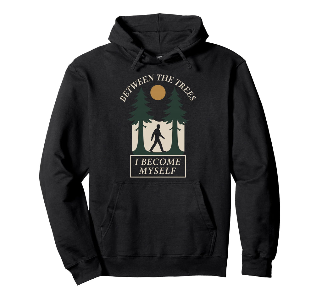 Forest Walk Overthinker Mental Reset Gift Hoodie - Graphic Print Men Women - T-Shirt, Sweatshirt, Hoodie