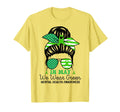 May We Wear Green Messy Bun Mental T-Shirt - Aesthetic Graphic Unisex - T-Shirt, Sweatshirt, Hoodie